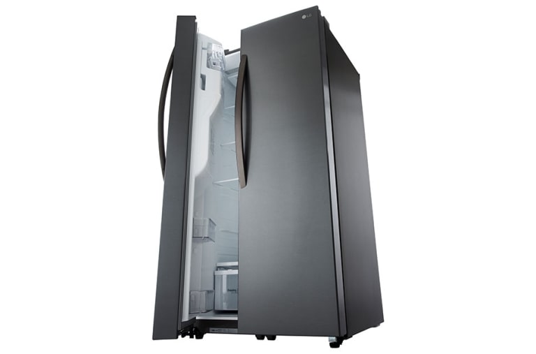 LG Nevecón Side by Side, capacidad 792 LTS, No frost, Acabado Graphite Steel, Inverter Lineal Compressor, GS73SGG