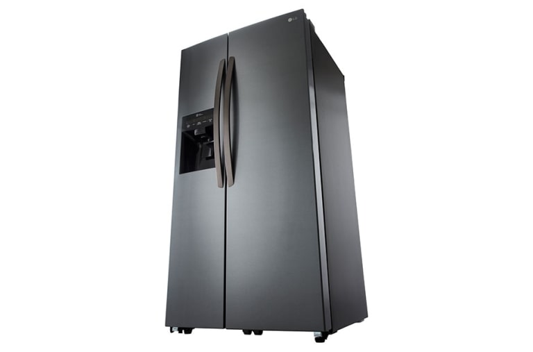 LG Nevecón Side by Side, capacidad 792 LTS, No frost, Acabado Graphite Steel, Inverter Lineal Compressor, GS73SGG