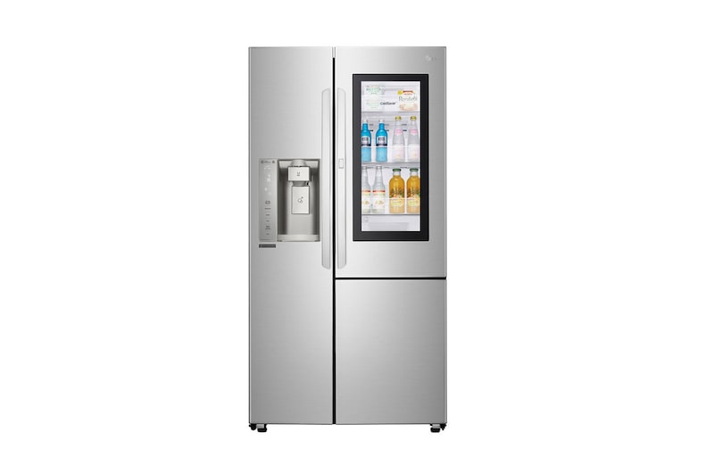 LG Nevecón LG InstaView Door-in-Door™, Side by Side, capacidad de 798 LTS, Inverter Linear Compressor, GS74SXS