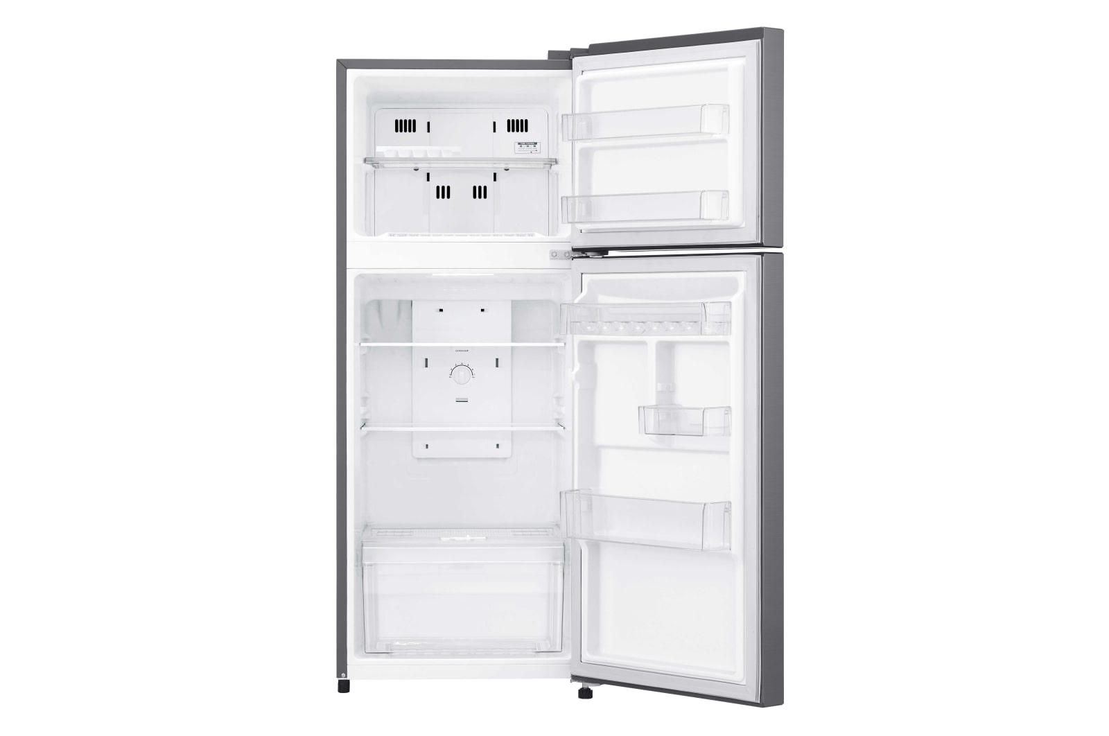 LG Nevera Top Mount de 205 LTS, No frost, Acabado Platinum silver, Inverter Linear Compressor, GT22BPGP