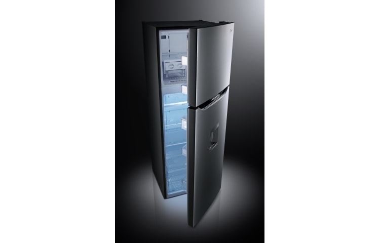 LG Nevera, Sin escarcha, 272Lts, Smart Inverter, Dispensador de agua Platinum Silver3 , GT28WPP