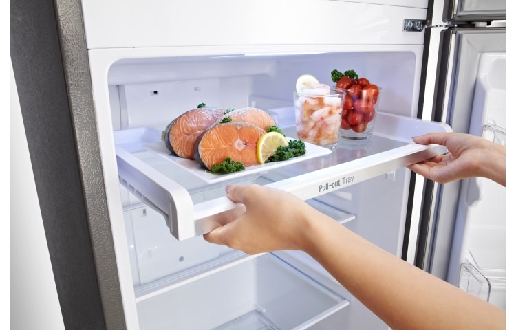 LG Nevera, Sin escarcha, 272Lts, Smart Inverter, Dispensador de agua Platinum Silver3 , GT28WPP