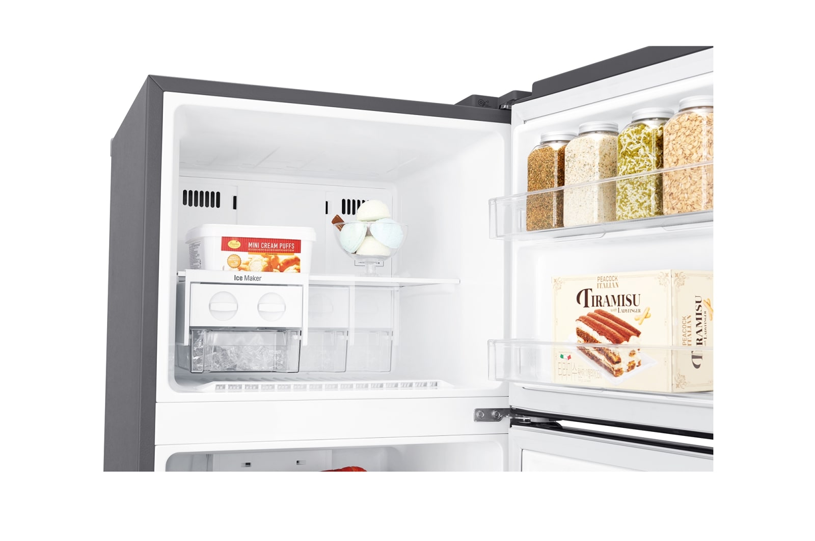 LG Nevera LG Top Mount, Tecnología Door Cooling™, capacidad 272 LTS, Inverter Linear Compresor, GT29WPPDC