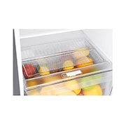 LG Nevera Top Mount, Tecnología Multi Air Flow, capacidad 254 lts, acabado Platinum Silver 3, GT29WPPKT