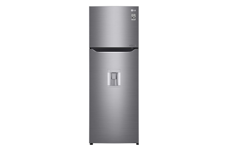 LG Nevera Top Mount Tecnología Door Cooling, capacidad 333 lts, acabado Platinum Silver 3, GT32WPPDC
