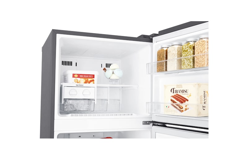 LG Nevera Top Mount Tecnología Door Cooling, capacidad 333 lts, acabado Platinum Silver 3, GT32WPPDC