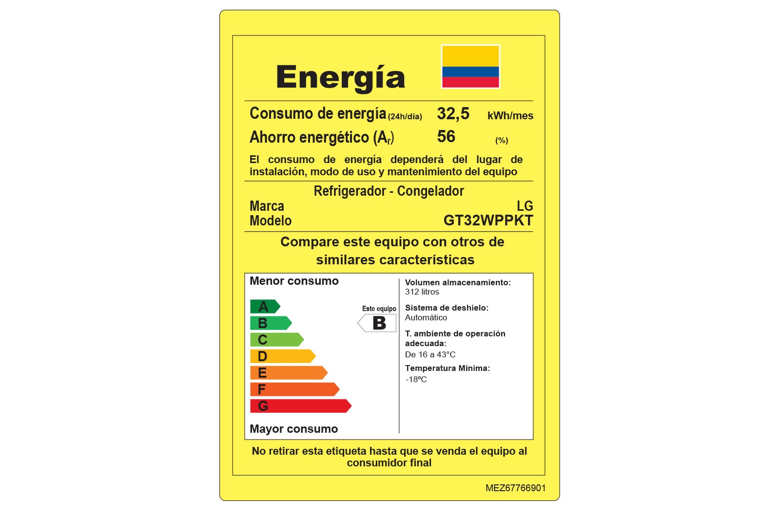 LG Nevera Top Mount, Tecnología Moist Balance Crisper, capacidad 312 lts, acabado Platinum Silver 3, GT32WPPKT