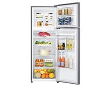 LG Nevera Top Mount, Tecnología Moist Balance Crisper, capacidad 312 lts, acabado Platinum Silver 3, GT32WPPKT
