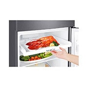 LG Nevera Top Mount, Tecnología Moist Balance Crisper, capacidad 312 lts, acabado Platinum Silver 3, GT32WPPKT