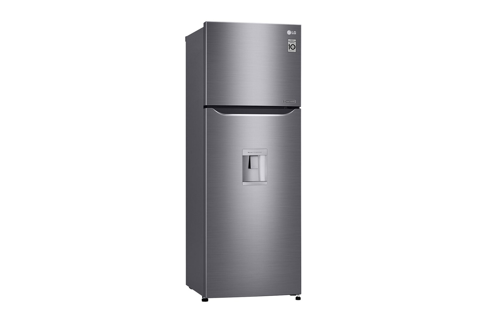 LG Nevera Top Mount, Tecnología Door Cooling™ de 410 LTS, No frost, Acabado Platinum silver, Inverter Compressor, GT39WPPDC