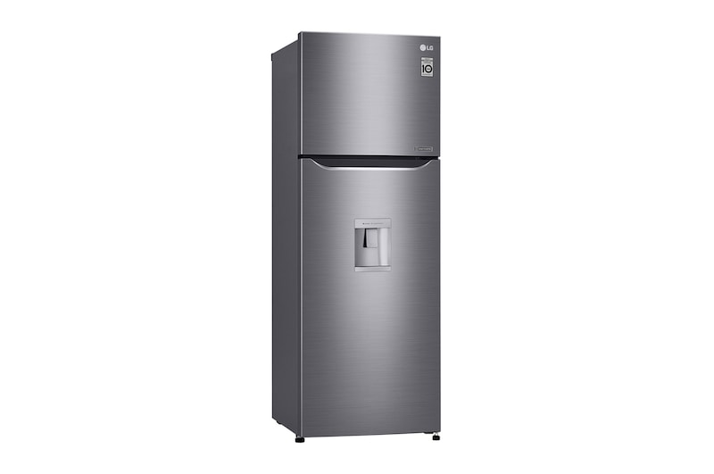 LG Nevera Top Mount, Tecnología Door Cooling™ de 410 LTS, No frost, Acabado Platinum silver, Inverter Compressor, GT39WPPDC