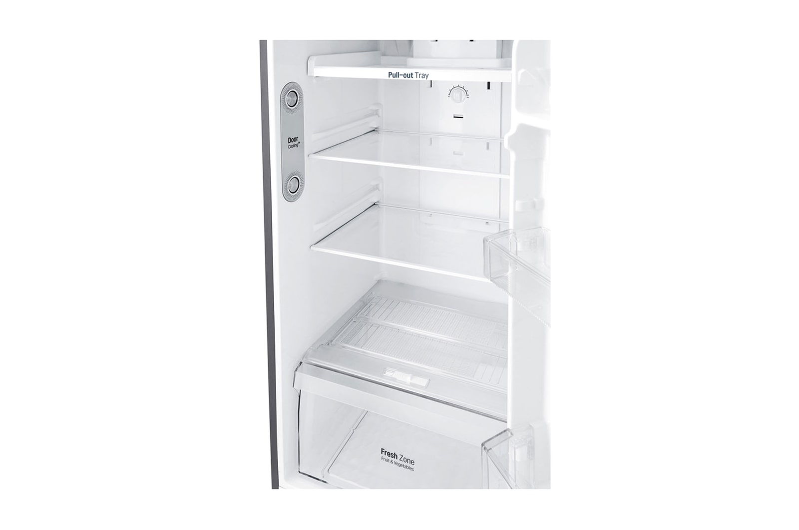 LG Nevera Top Mount, Tecnología Door Cooling™ de 410 LTS, No frost, Acabado Platinum silver, Inverter Compressor, GT39WPPDC