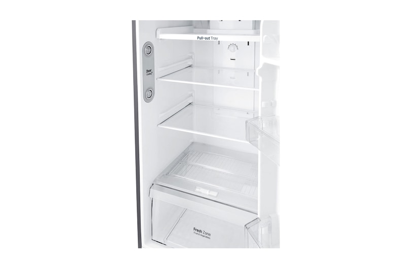LG Nevera Top Mount, Tecnología Door Cooling™ de 410 LTS, No frost, Acabado Platinum silver, Inverter Compressor, GT39WPPDC
