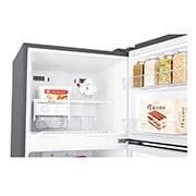 LG Nevera Top Mount, Tecnología Door Cooling™ de 410 LTS, No frost, Acabado Platinum silver, Inverter Compressor, GT39WPPDC