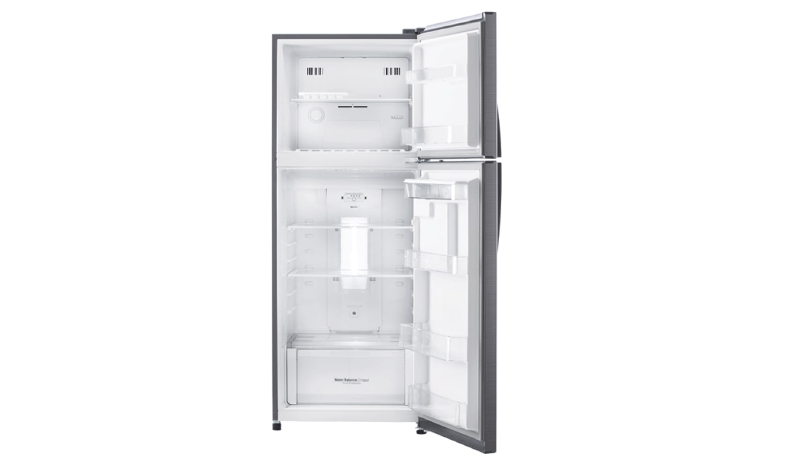 LG Nevera Top Mount de 394 LTS, No frost, Acabado Platinum silver, Dispensador de agua y Compresor Smart Inverter, GT40WGPP