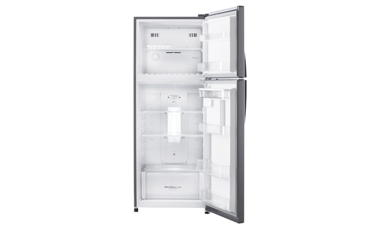 LG Nevera Top Mount de 394 LTS, No frost, Acabado Platinum silver, Dispensador de agua y Compresor Smart Inverter, GT40WGPP