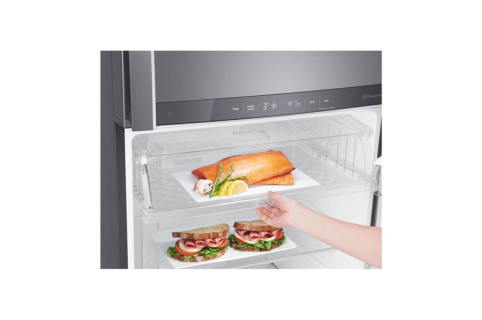 LG Refrigerador Top Freezer 397 Litros | Smart Inverter Compressor, GT41AGPX