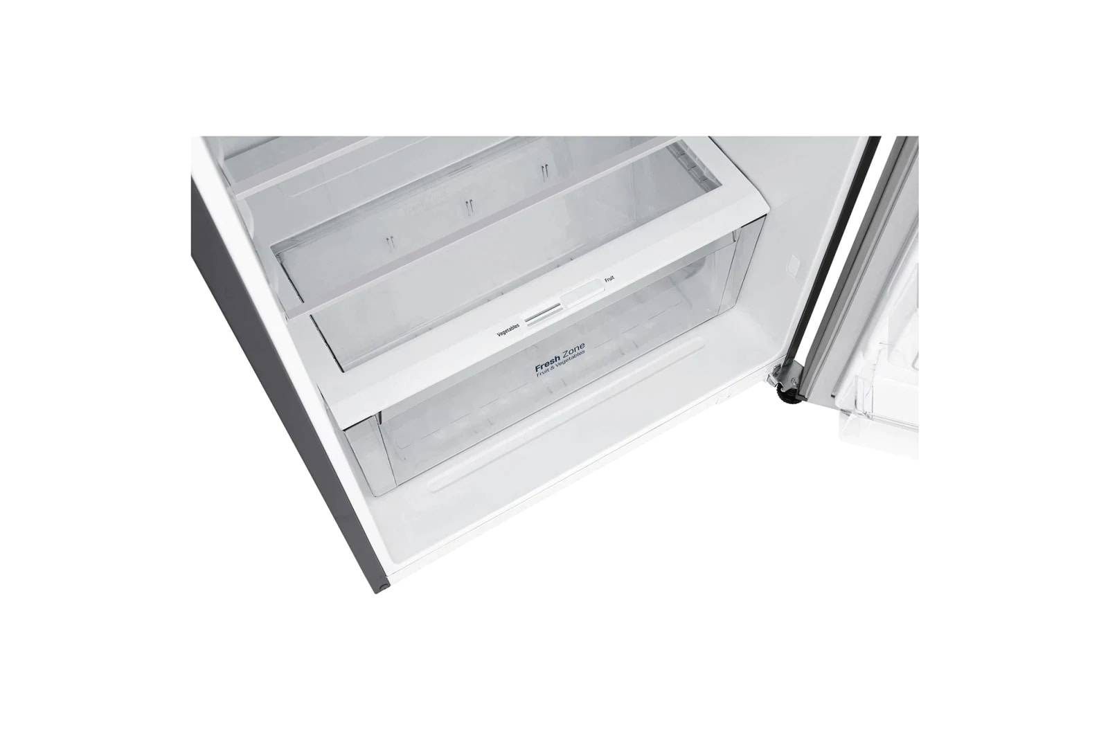 LG Nevera Top Freezer 410L con DoorCooling, HygieneFresh<sup>+</sup> y conectividad Wi-Fi, plateada, GT41SGPX