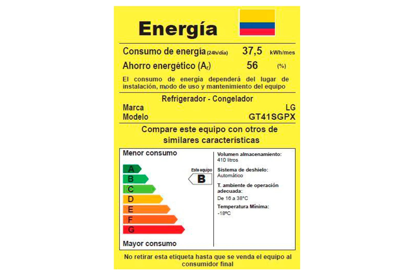 LG Nevera Top Freezer 410L con DoorCooling, HygieneFresh<sup>+</sup> y conectividad Wi-Fi, plateada, GT41SGPX