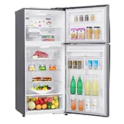 LG Nevera Top Freezer 410L con DoorCooling, HygieneFresh<sup>+</sup> y conectividad Wi-Fi, plateada, GT41SGPX