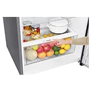 LG Nevera Top Freezer 410L con DoorCooling, HygieneFresh<sup>+</sup> y conectividad Wi-Fi, plateada, GT41SGPX