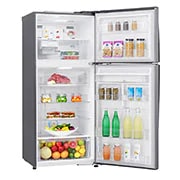 LG Nevera Top Freezer 410L con DoorCooling, HygieneFresh<sup>+</sup> y conectividad Wi-Fi, plateada, GT41SGPX
