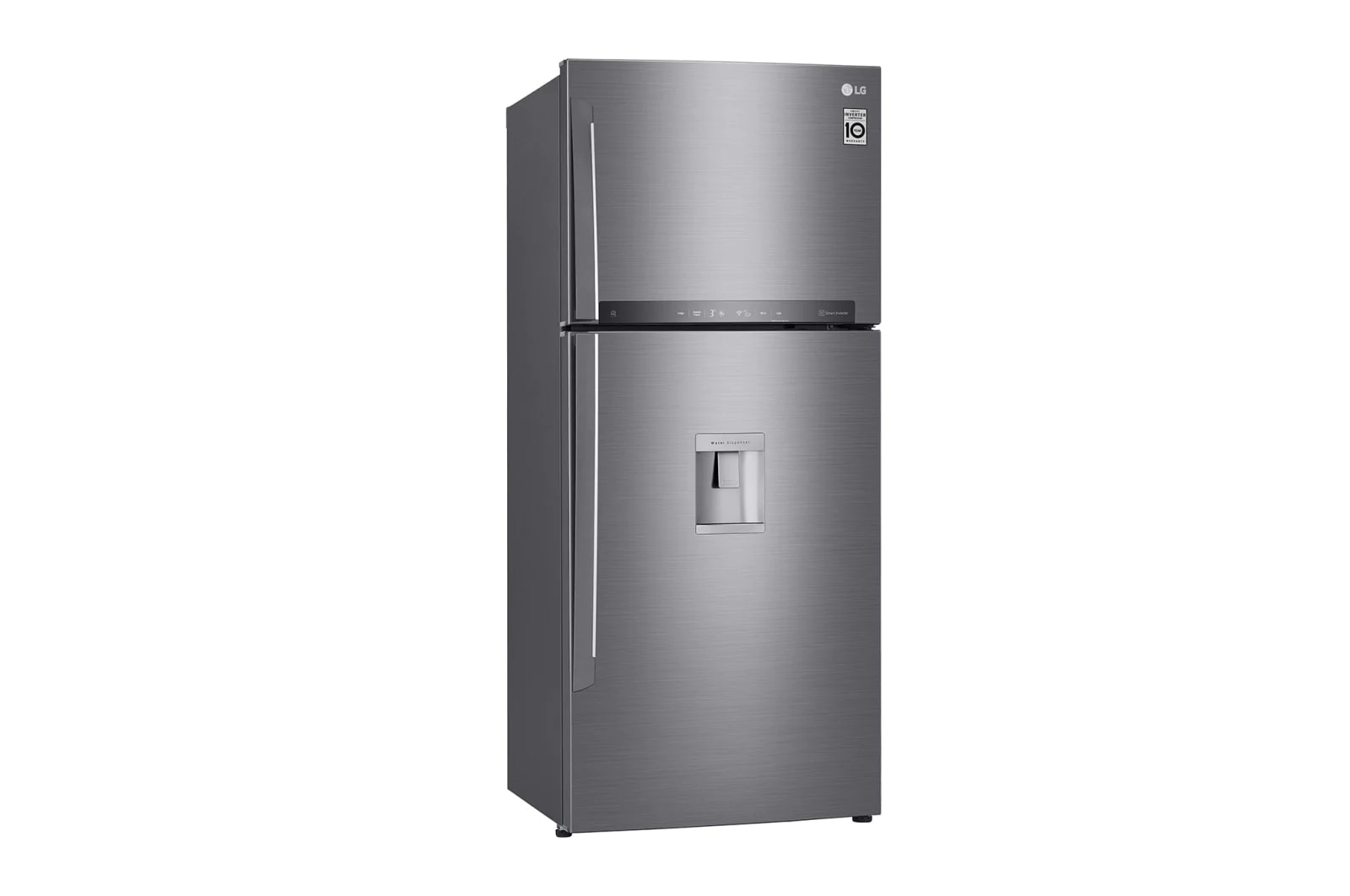LG Nevera Top Freezer 410L con DoorCooling, HygieneFresh<sup>+</sup> y conectividad Wi-Fi, plateada, GT41SGPX