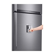 LG Nevera Top Mount Teconologia Door Cooling™, capacidad 438 LTS, No frost, Acabado Platinum silver, Filtro Hygiene Fresh+®, Smart Inverter, GT44SGP