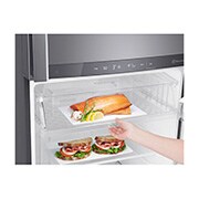 LG Nevera Top Mount Teconologia Door Cooling™, capacidad 438 LTS, No frost, Acabado Platinum silver, Filtro Hygiene Fresh+®, Smart Inverter, GT44SGP