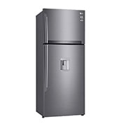 LG Nevera Top Mount Teconologia Door Cooling™, capacidad 438 LTS, No frost, Acabado Platinum silver, Filtro Hygiene Fresh+®, Smart Inverter, GT44SGP
