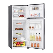 LG Nevera Top Mount Teconologia Door Cooling™, capacidad 438 LTS, No frost, Acabado Platinum silver, Filtro Hygiene Fresh+®, Smart Inverter, GT44SGP