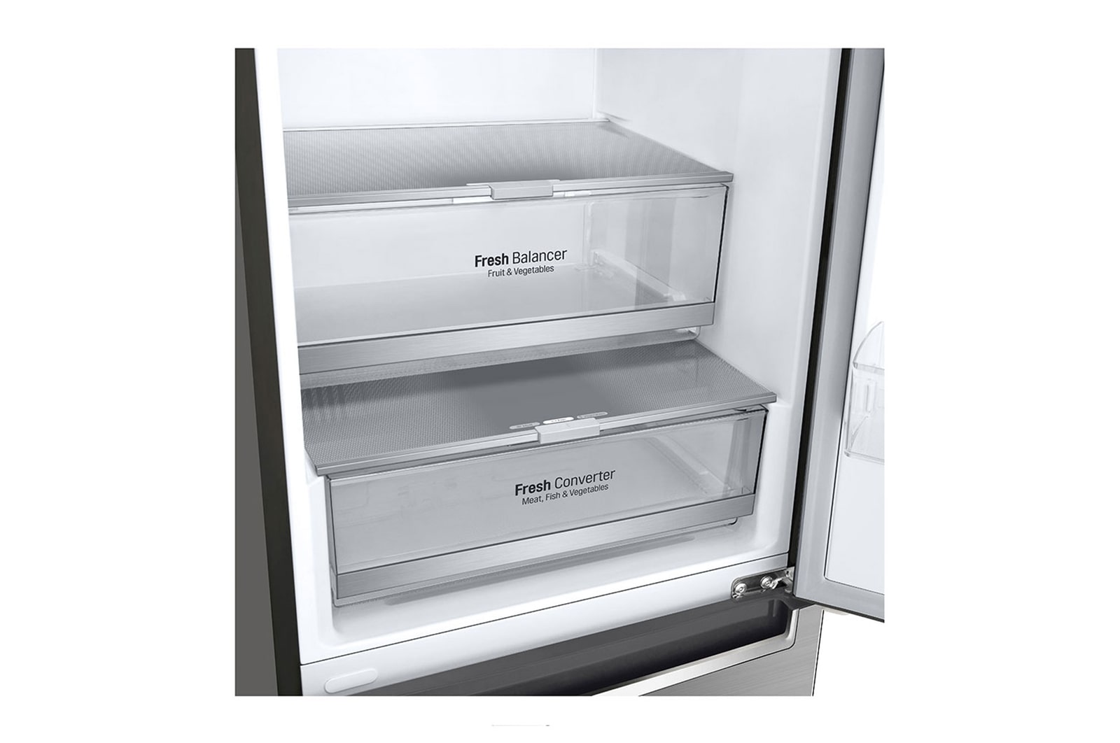 LG Nevera LG Bottom Freezer, capacidad 373 LTS, Linear Door Cooling, Inverter linear compressor, LB37SPP