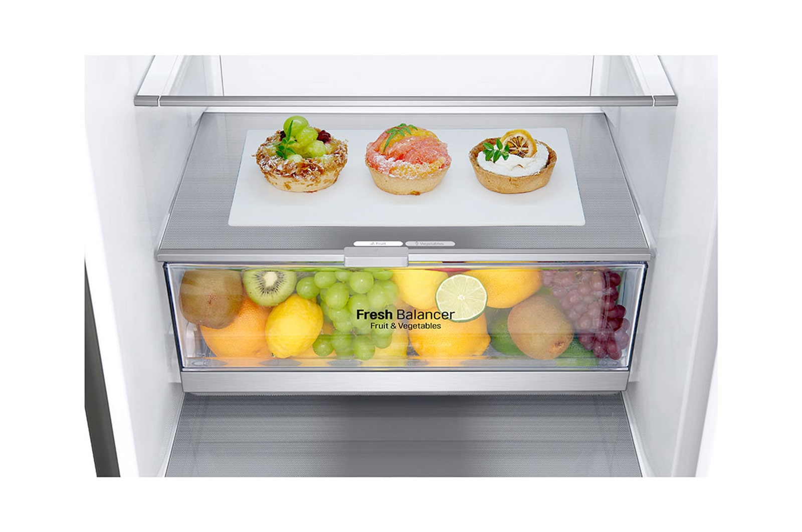 LG Nevera LG Bottom Freezer, capacidad 373 LTS, Linear Door Cooling, Inverter linear compressor, LB37SPP