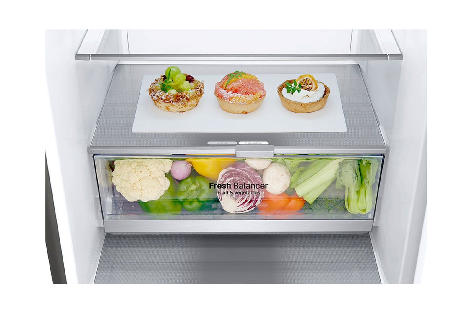 LG Nevera LG Bottom Freezer, capacidad 373 LTS, Linear Door Cooling, Inverter linear compressor, LB37SPP