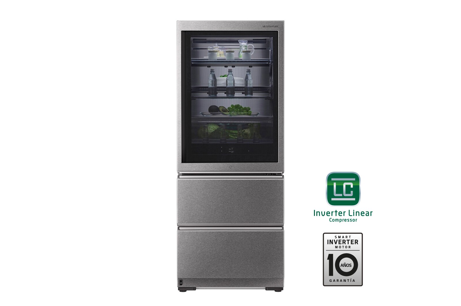 Vista frontal de B/Freezer LG SIGNATURE LB40BXM