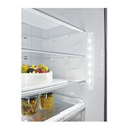 LG Nevera Bottom Freezer, 450 LTS, Inverter Linear Compressor, Dispensador de agua, LB40WVP
