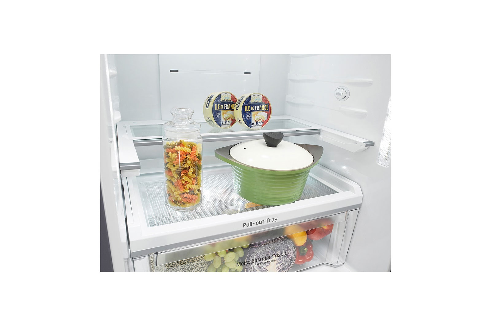 LG Nevera Bottom Freezer, 450 LTS, Inverter Linear Compressor, Dispensador de agua, LB40WVP