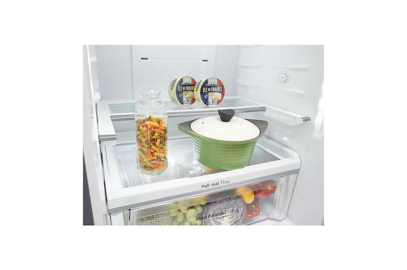 LG Nevera Bottom Freezer, 450 LTS, Inverter Linear Compressor, Dispensador de agua, LB40WVP