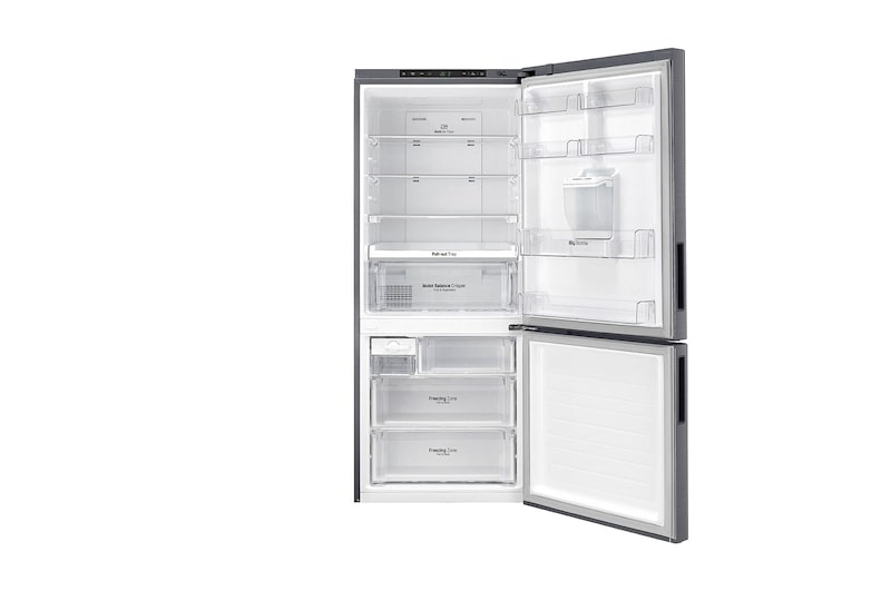LG Nevera Bottom Freezer, 450 LTS, Inverter Linear Compressor, Dispensador de agua, LB40WVP