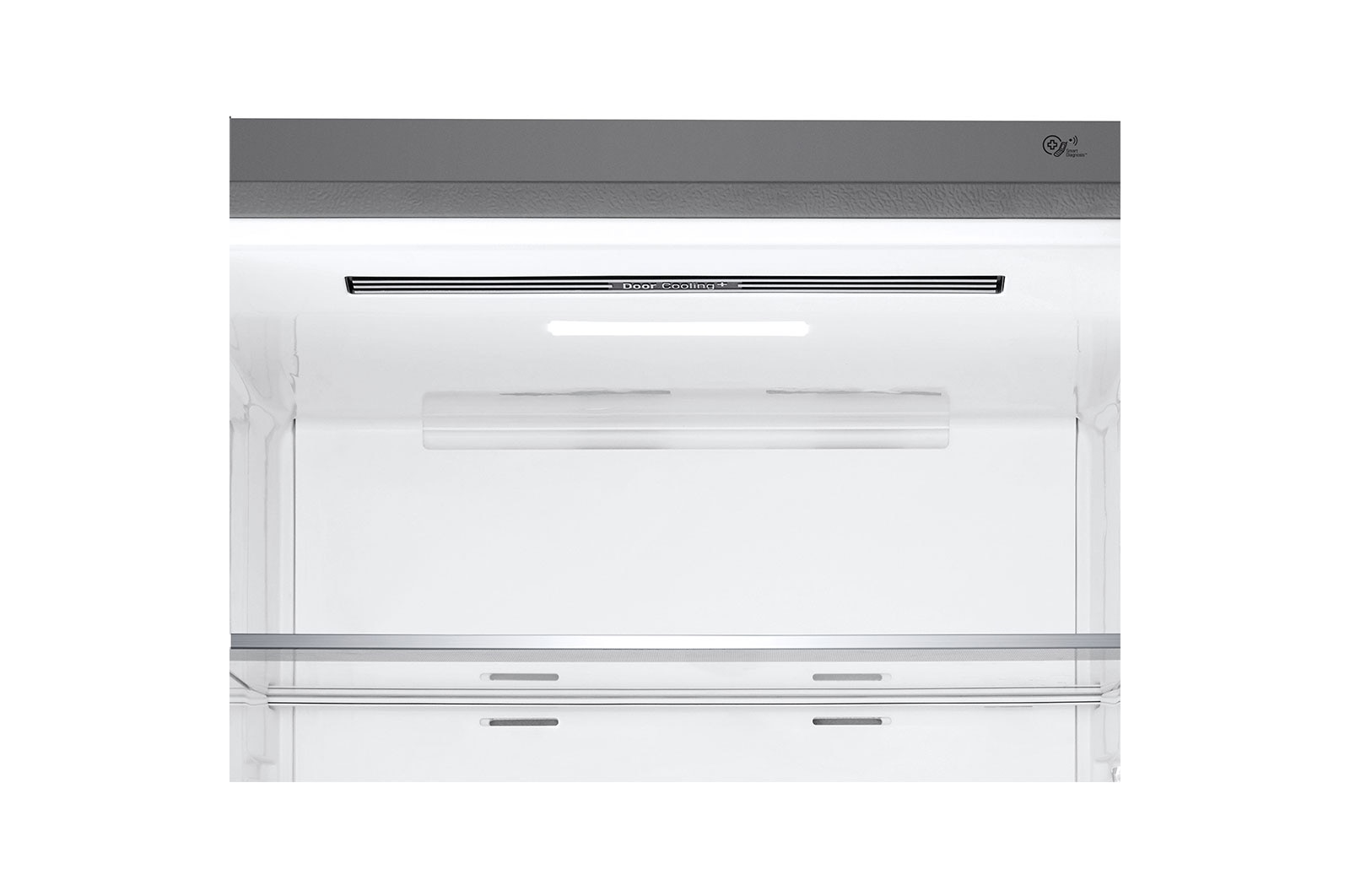 LG Nevera LG Bottom Freezer, 500lts, Tecnología NatureFRESH, Acabado Platinum Silver, LB45SPP