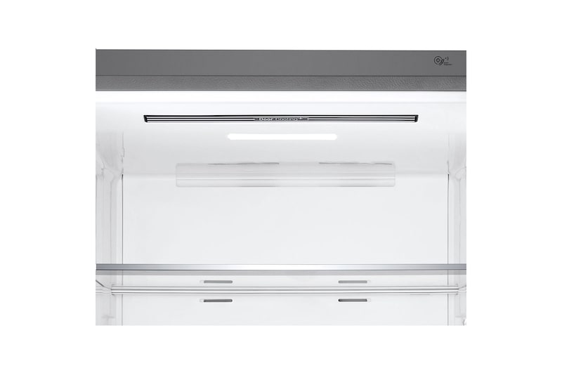 LG Nevera LG Bottom Freezer, 500lts, Tecnología NatureFRESH, Acabado Platinum Silver, LB45SPP