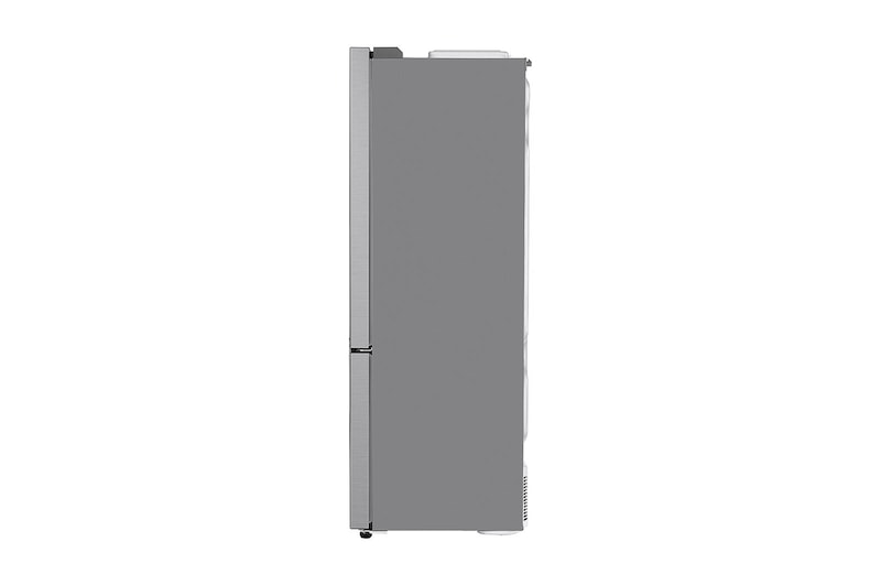 LG Nevera LG Bottom Freezer, 500lts, Tecnología NatureFRESH, Acabado Platinum Silver, LB45SPP