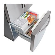 LG Nevecón Tipo europeo de 650 LTS, No frost, Acabado Acero Inoxidable Inverter Lineal Compressor, LM-F223RSX