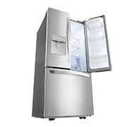 LG Nevecón Tipo europeo de 650 LTS, No frost, Acabado Acero Inoxidable Inverter Lineal Compressor, LM-F223RSX