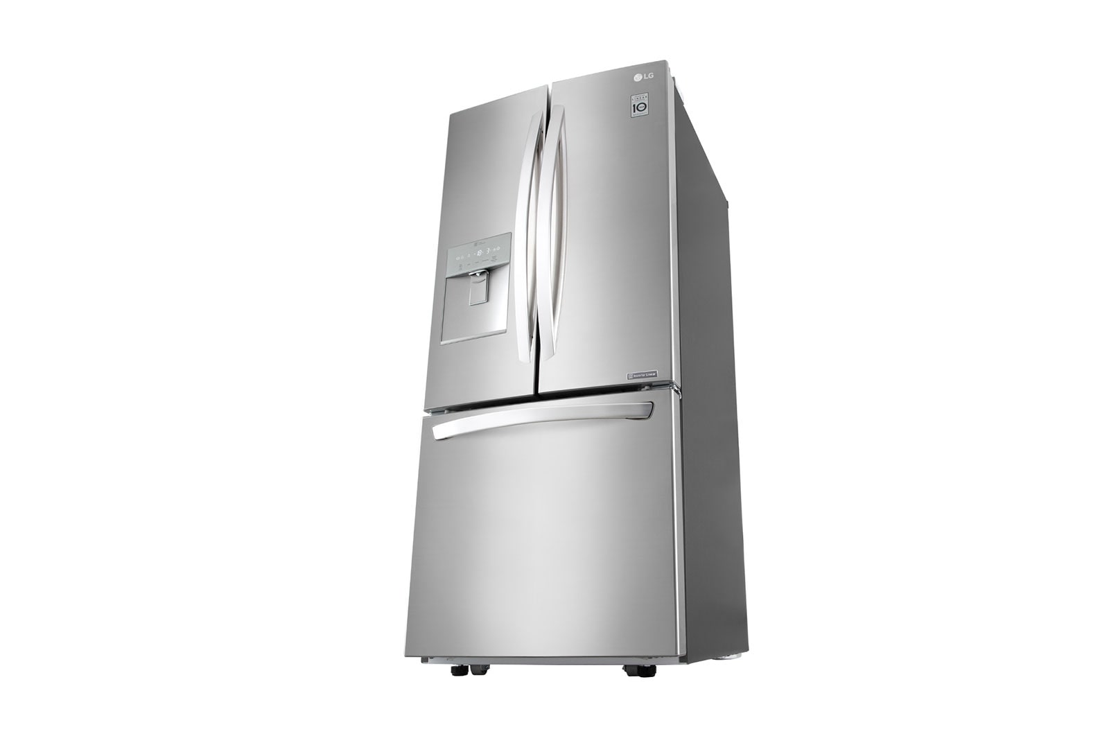 LG Nevecón Tipo europeo de 650 LTS, No frost, Acabado Acero Inoxidable Inverter Lineal Compressor, LM-F223RSX