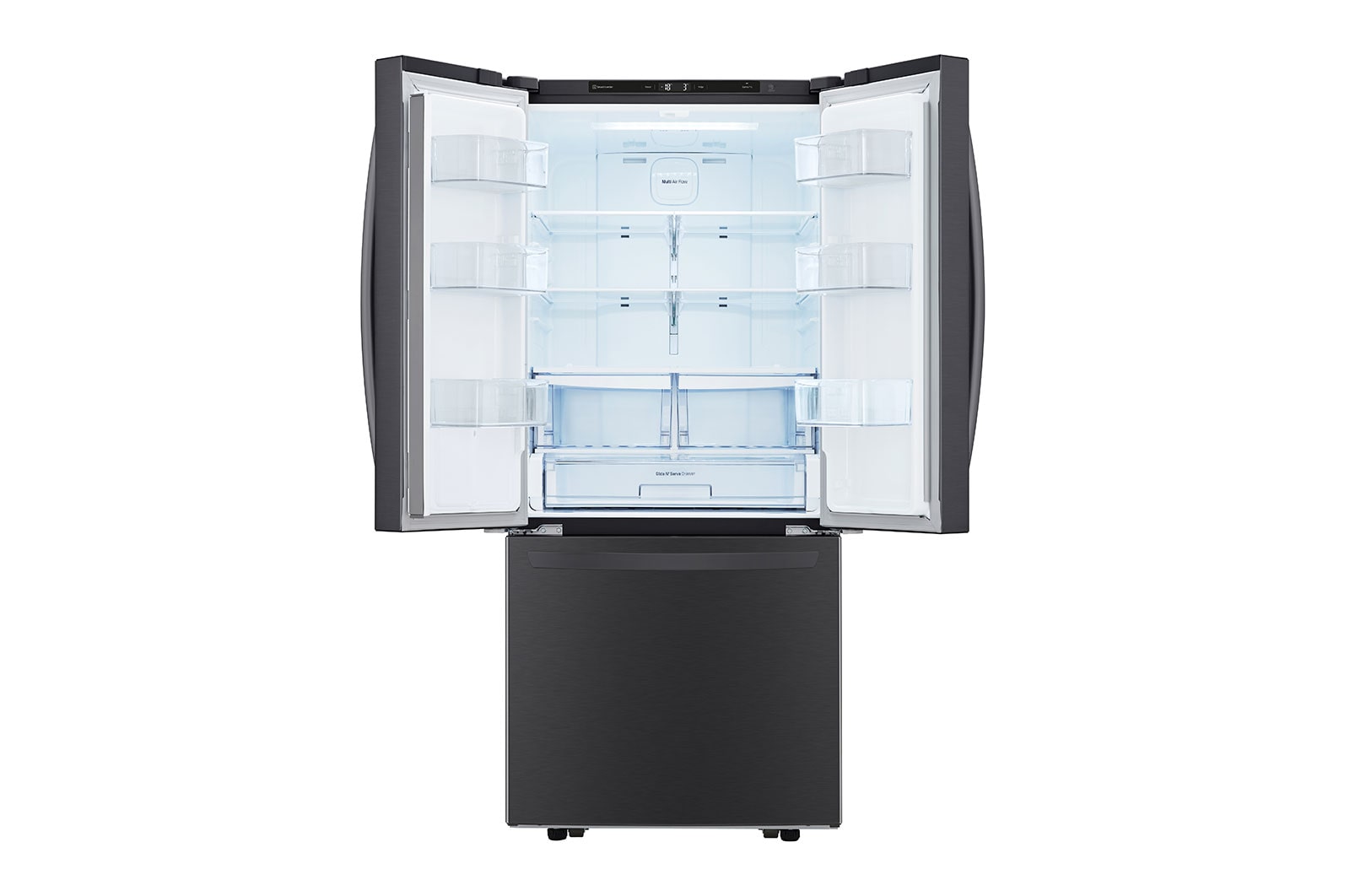 LG Nevecón Europeo - 618 lts - LM22BGTK -Color Negro Mate -Multi Air Flow, LM22BGTK