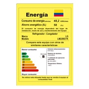 LG Nevecón Europeo - 618 lts - LM22BGTK -Color Negro Mate -Multi Air Flow, LM22BGTK