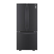 LG Nevecón LG French Door, Color Matte Black (MC), Compresor Smart Inverter, Capacidad Total Almacenamiento 618 L, LM22BGTK