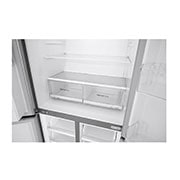 LG Nevecon tipo europeo, 506L, ThinQ, acero inoxidable, Inverter Linear Compressor, Hygiene Fresh+, 10 años de garantía, LM57SPP1