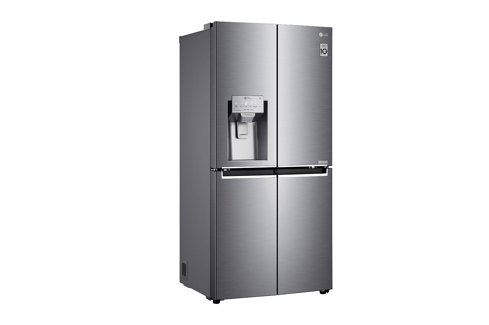 LG Nevecon tipo europeo, 506L, ThinQ, acero inoxidable, Inverter Linear Compressor, Hygiene Fresh+, 10 años de garantía, LM57SPP1